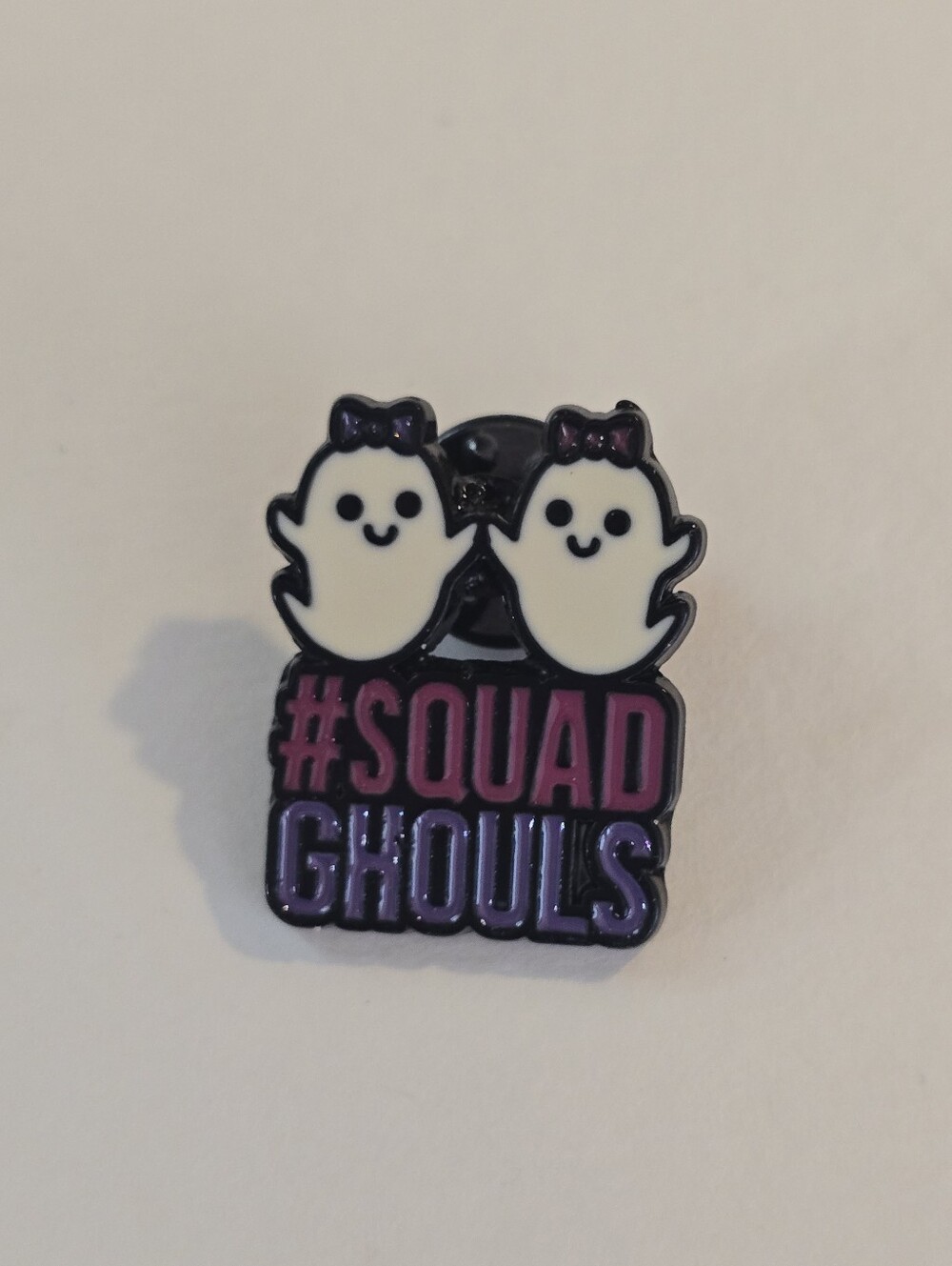#SQUAD GHOULS Pink & Purple Ghost Pin